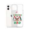 1st Christmas As A Dad Clear Case for iPhone®