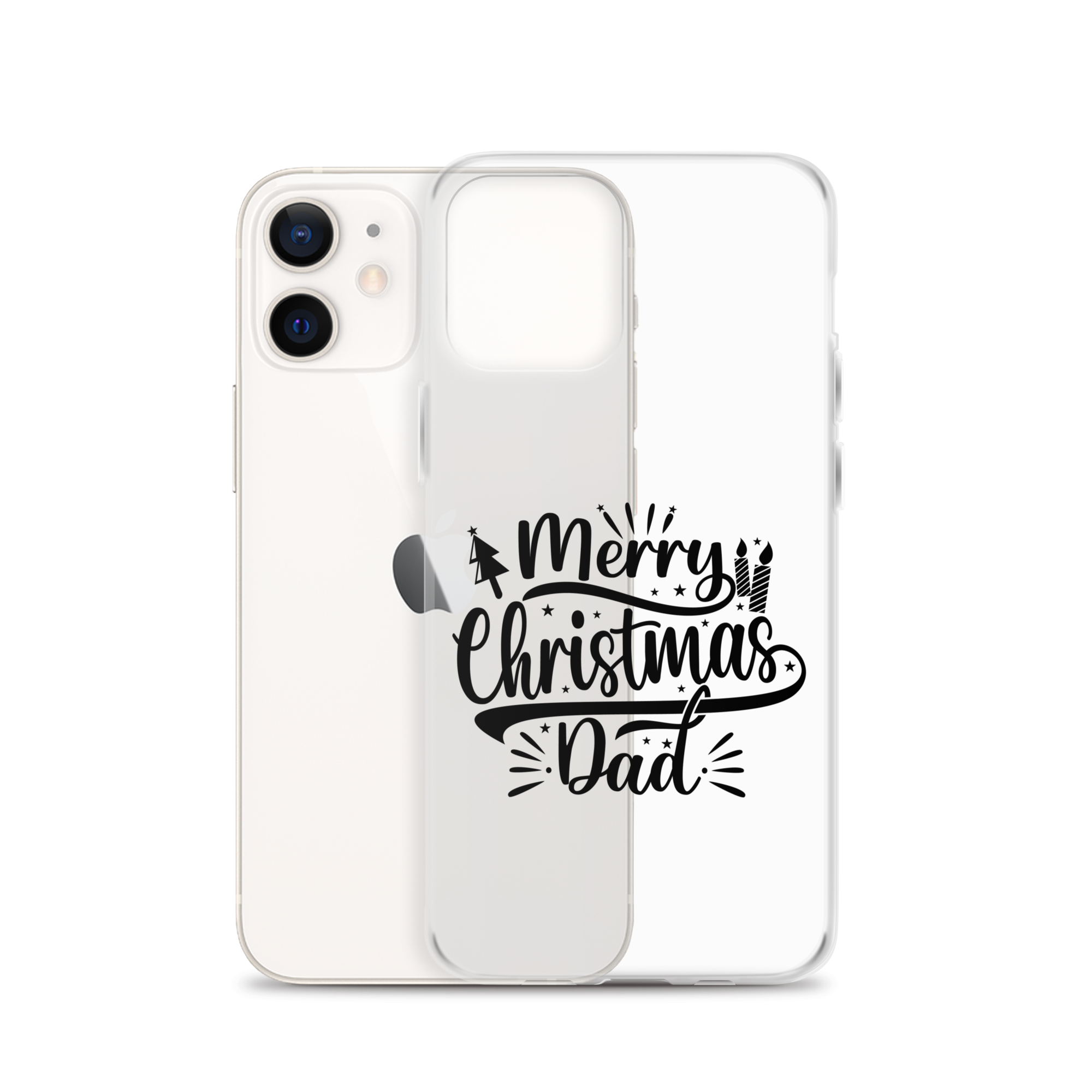 Merry Christmas Dad Clear Case for iPhone®