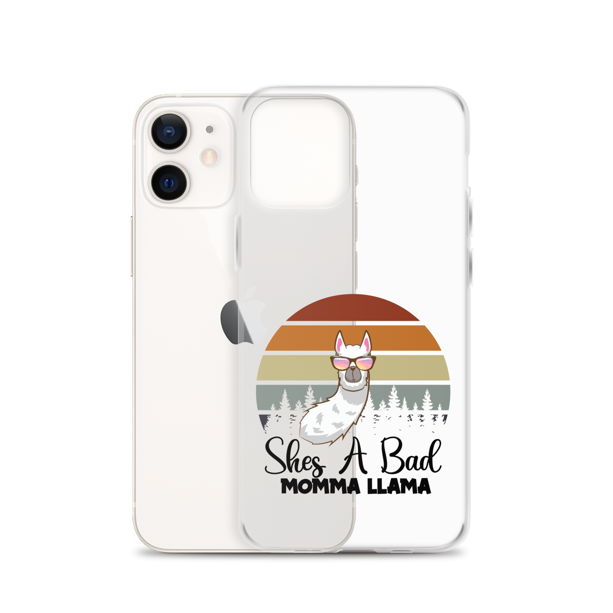 She's A Bad Momma Llama Clear Case for iPhone®