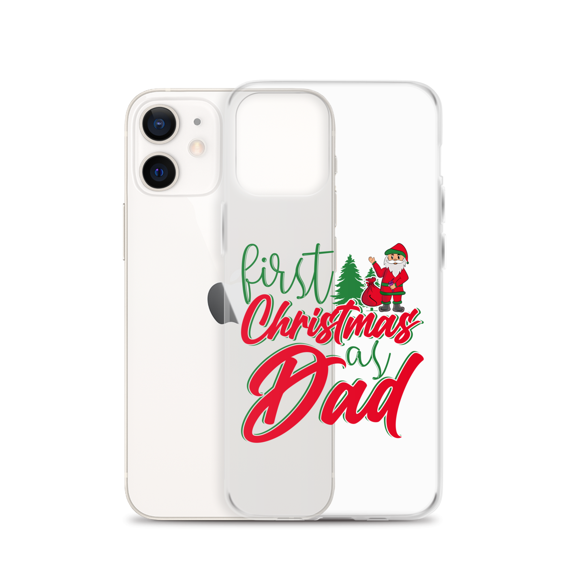 First Christmas As Dad Clear Case for iPhone®