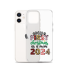 My First Christmas As A mom 2024 Clear Case for iPhone®