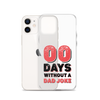 Zero Days Without A Dad Joke Clear Case for iPhone®