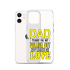 Dad Thanks For Not Pulling Out, Happy Father's Day, Love Clear Case for iPhone®