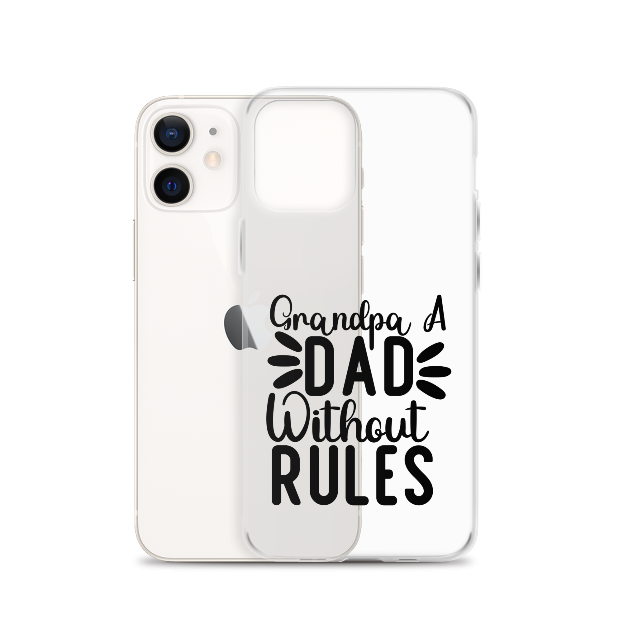 Grandpa A Dad Without Rules Clear Case for iPhone®