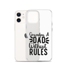 Grandpa A Dad Without Rules Clear Case for iPhone®