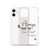 Always Read The Fine Print I'm Pregnant Clear Case for iPhone®