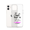 Just Want to Tell You A Secret I'm Pregnant Clear Case for iPhone®