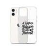 A Father Is A Banker Provided By Nature Clear Case for iPhone®