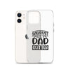 Sawdust Is Dad Glitter Clear Case for iPhone®