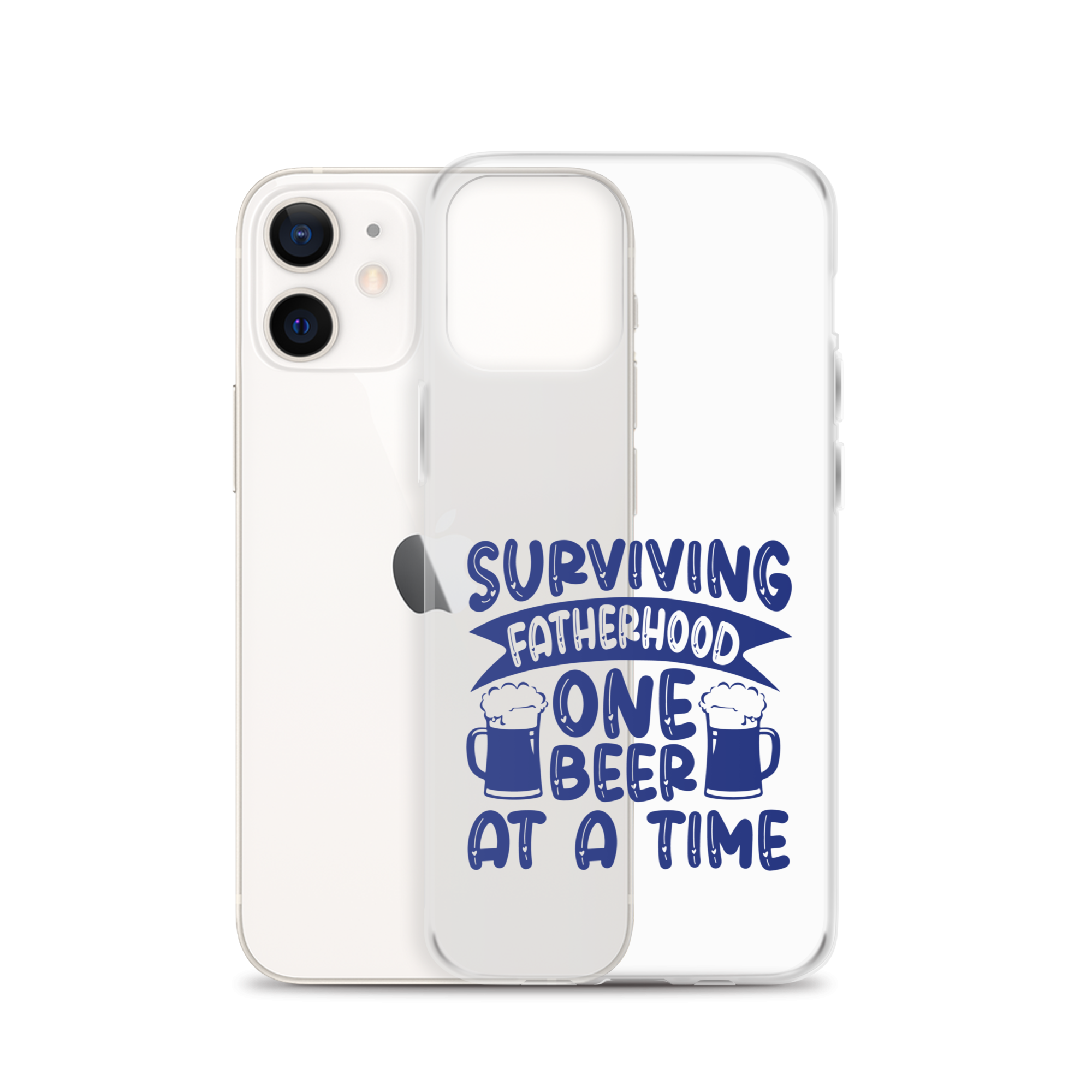 Surviving Fatherhood One Beer At A time Clear Case for iPhone®