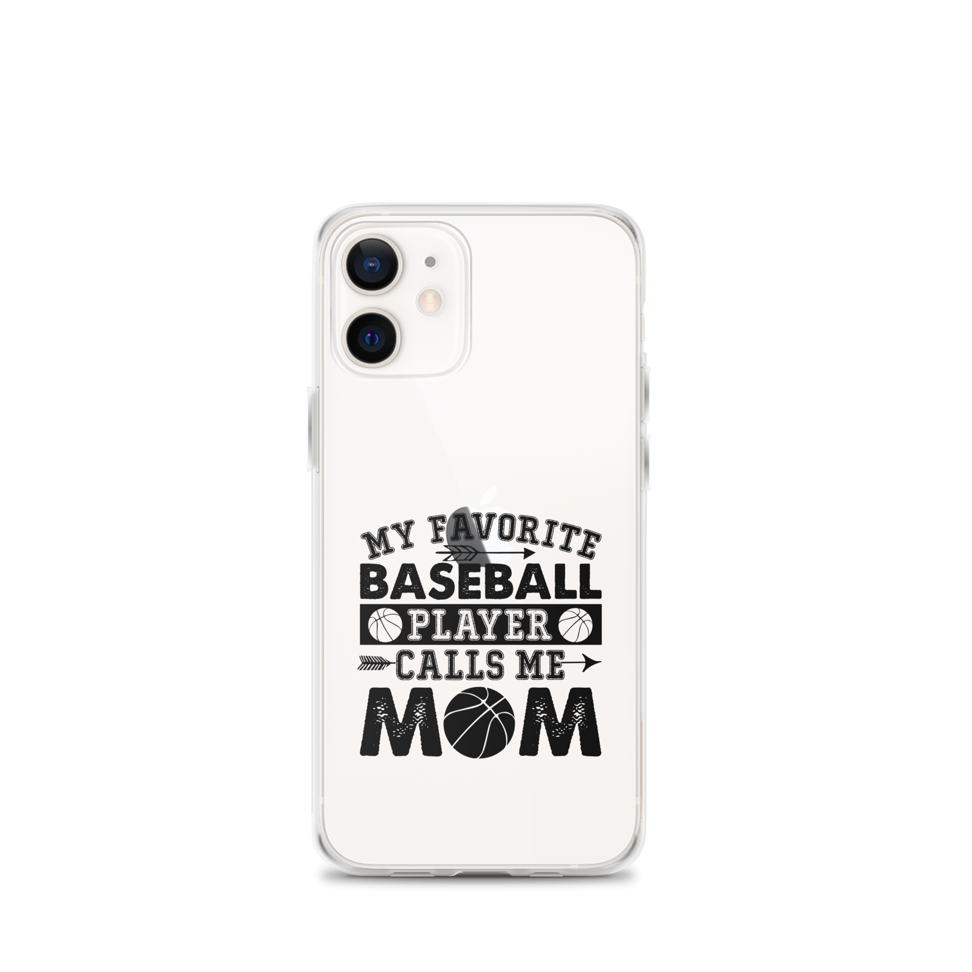 My Favorite Baseball Player Calls Me Mom Clear Case for iPhone®