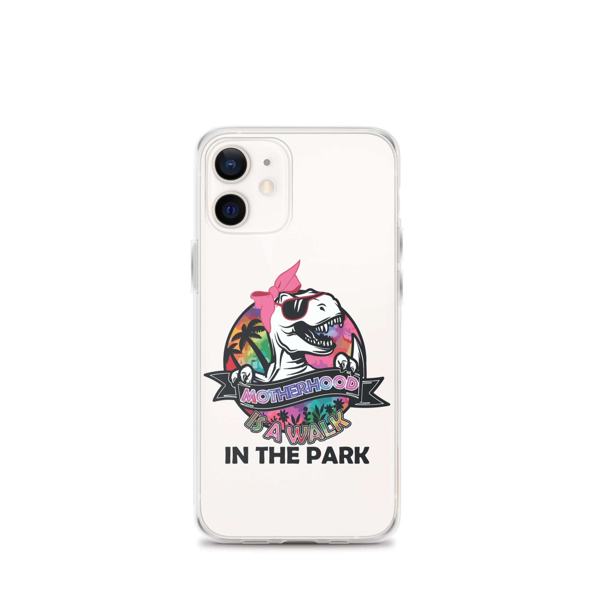 Motherhood Is A Walk In The Park Clear Case for iPhone®