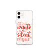 All Mom Wants Is A Silent Night Clear Case for iPhone®