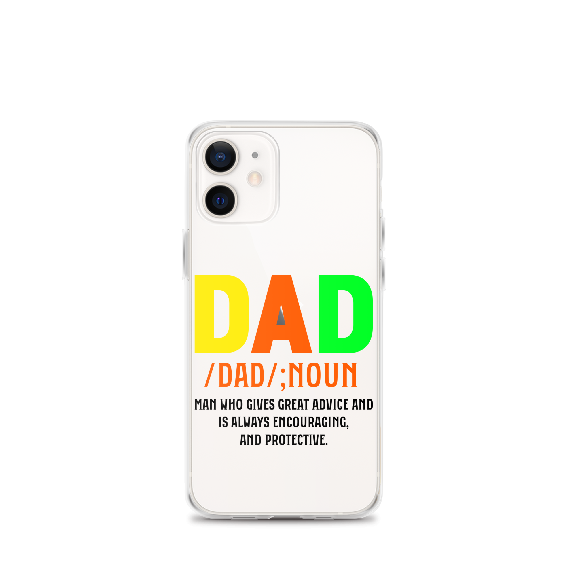 Dad Man Who Gives Great Advice And Is Always encouraging And Protective Clear Case for iPhone®