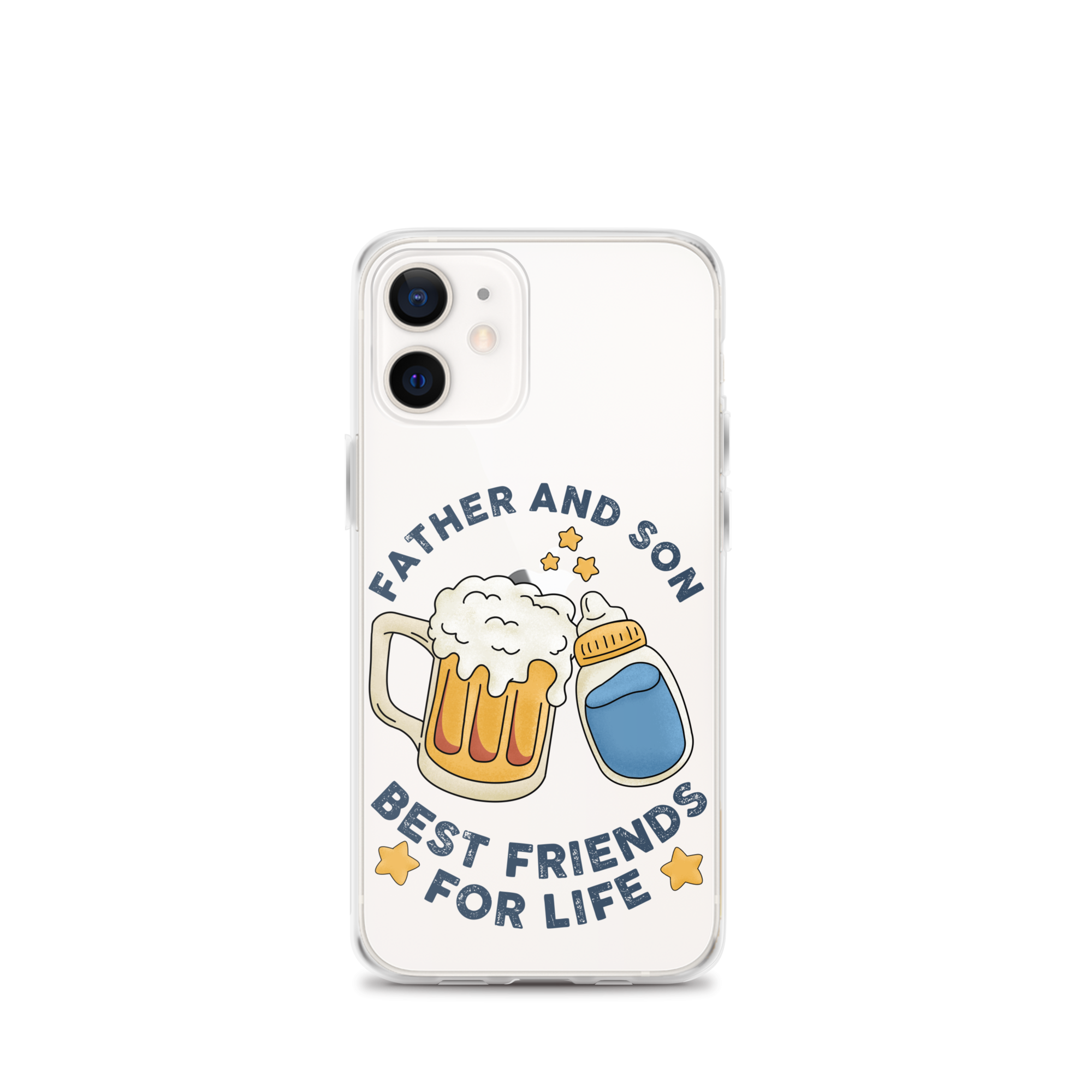 Father And Son Best Friends For Life Clear Case for iPhone®