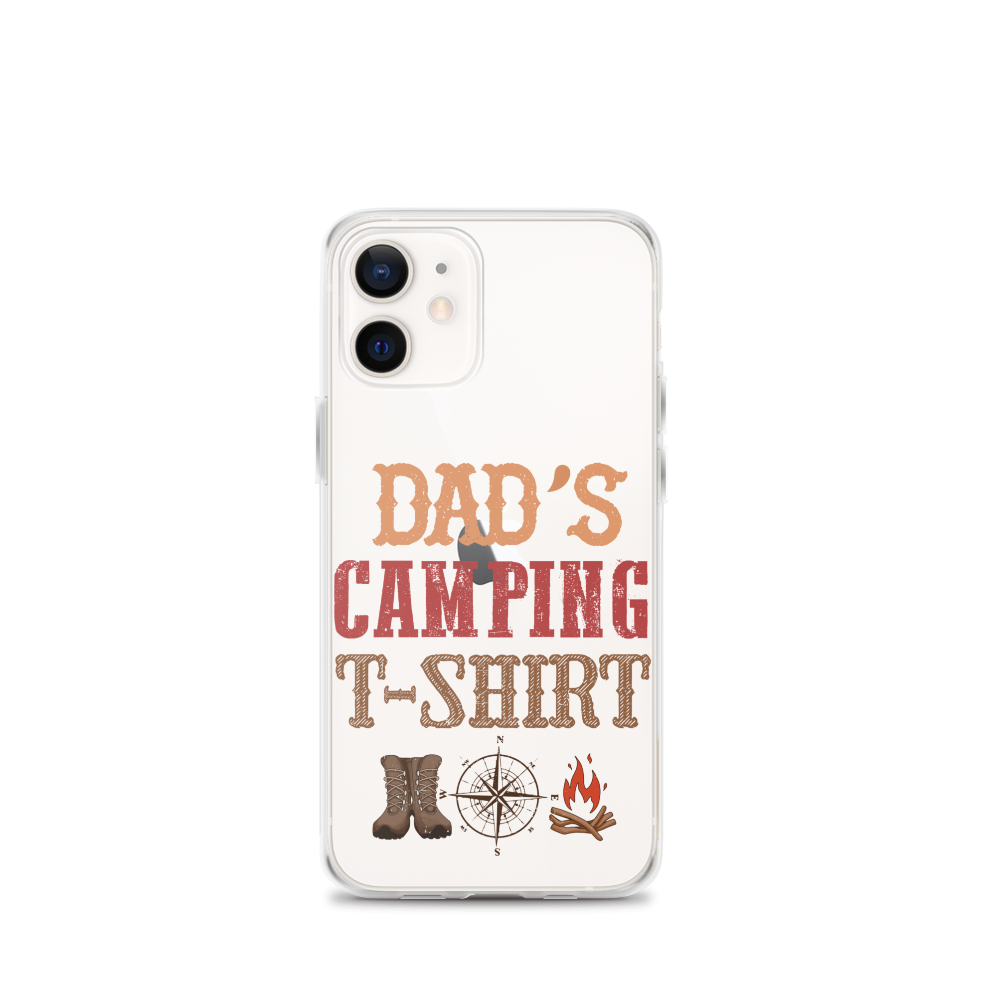 Dad's Camping T-Shirt Clear Case for iPhone®