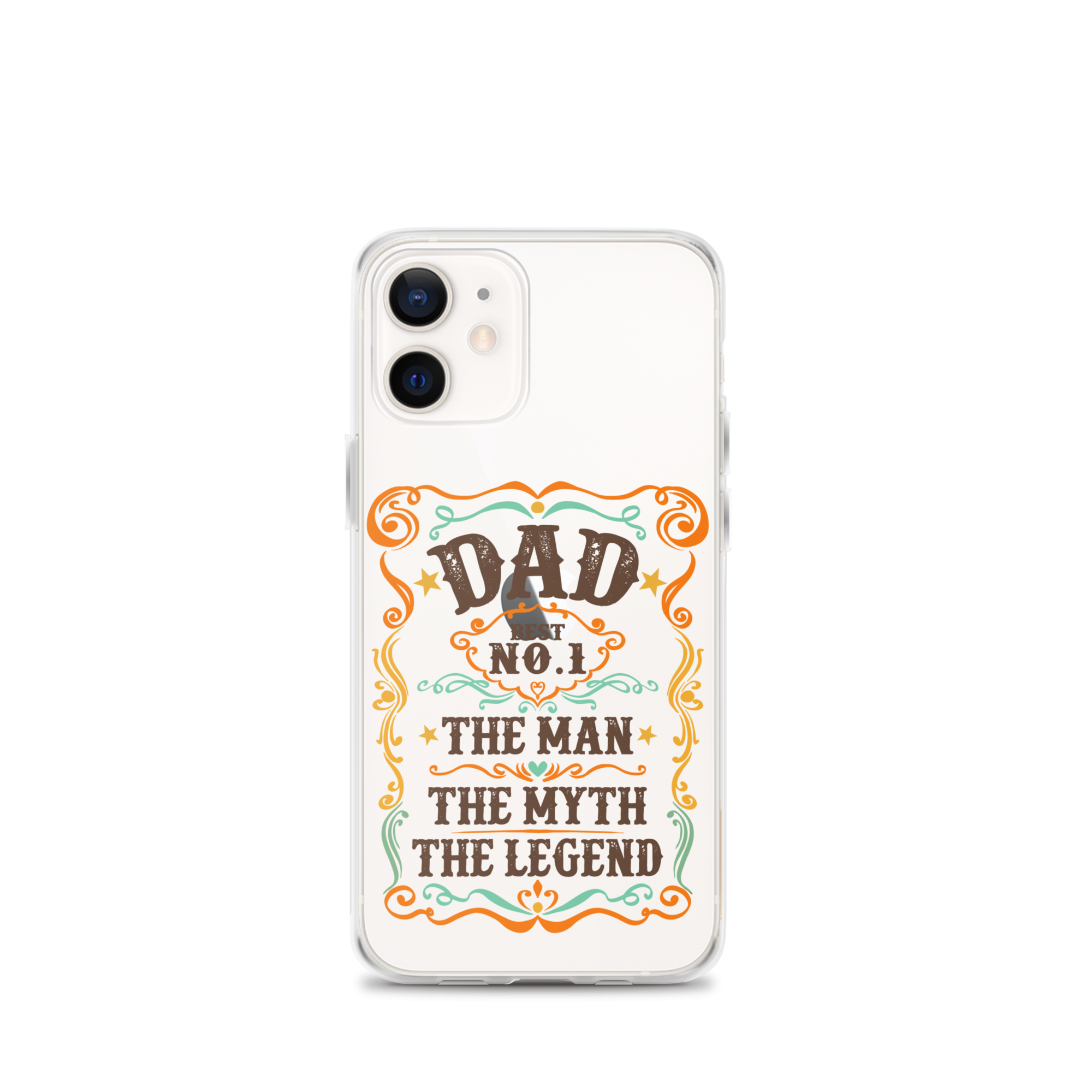 Dad Best Number 1 The Man The Myth The Legend Clear Case for iPhone®