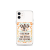 Dad Best Number 1 The Man The Myth The Legend Clear Case for iPhone®