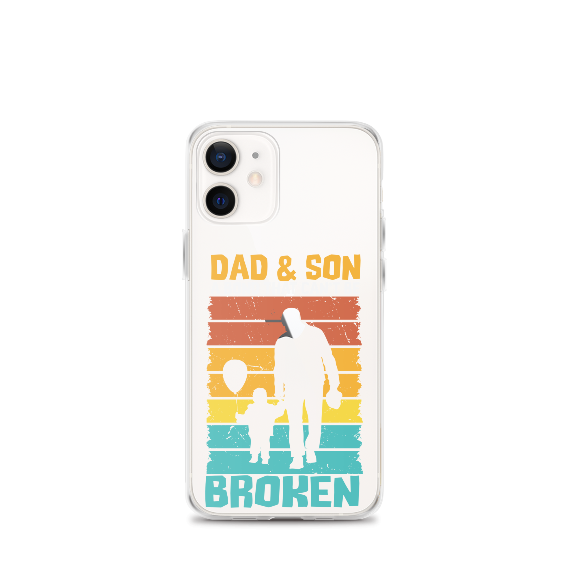 Dad And Son A Bond that can't Be Broken Clear Case for iPhone®