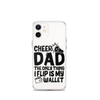 Cheer Dad Th Only Thing I Flip Is My Wallet Clear Case for iPhone®