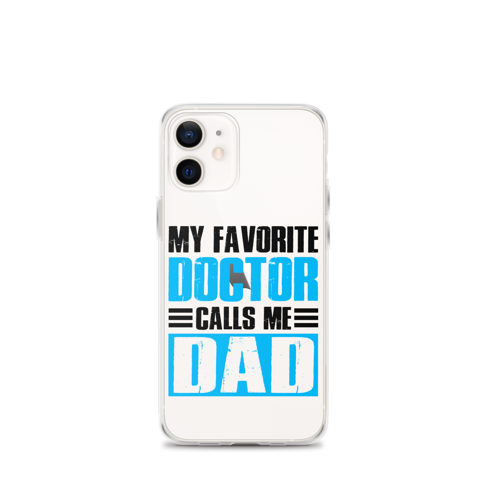 Mer Dad Don't Mess With My Mermaid Clear Case for iPhone®