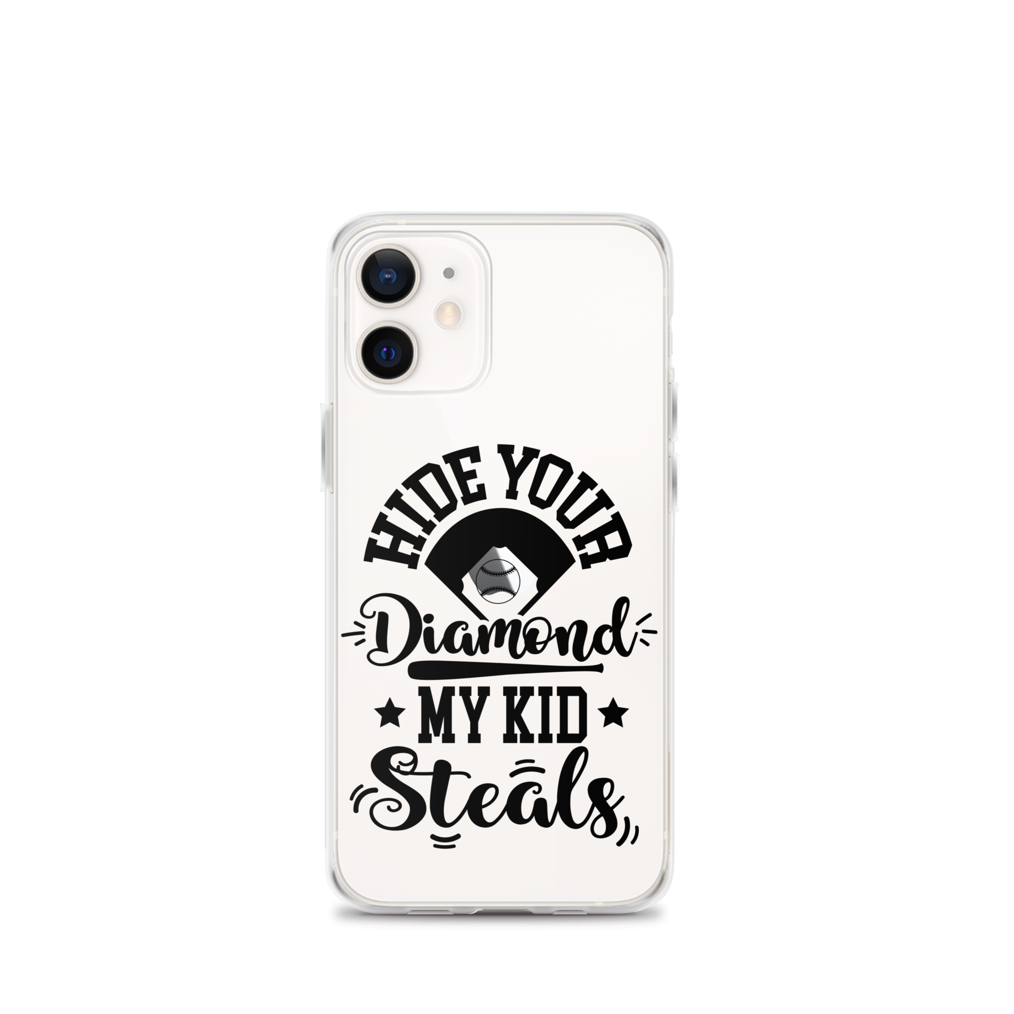 Hide Your Diamond My Kid Steals Clear Case for iPhone®