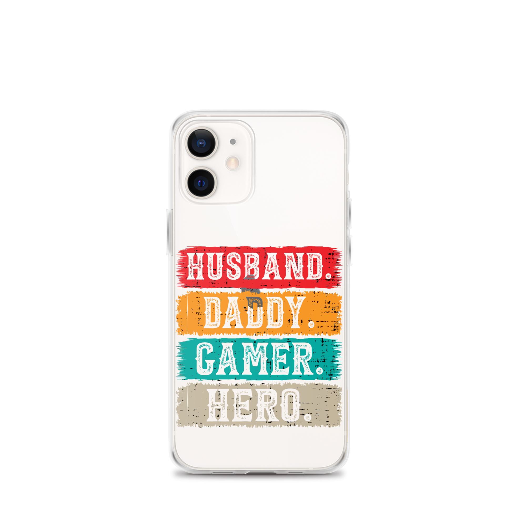 Husband, Daddy, Gamer, Hero Clear Case for iPhone®