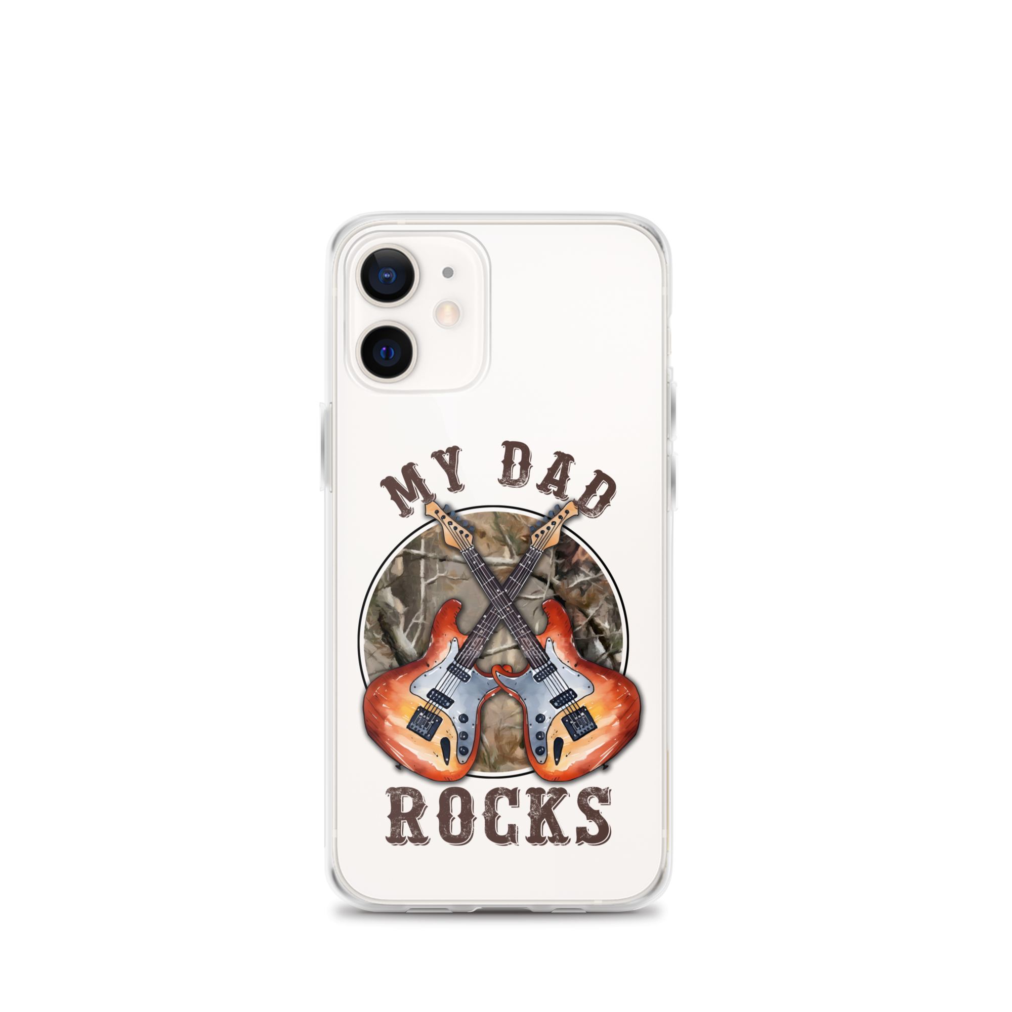 My Dad Rocks Clear Case for iPhone®