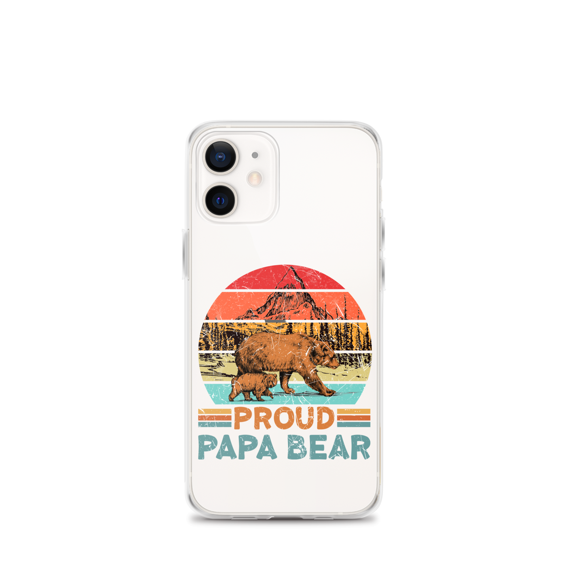 Proud Papa Bear Clear Case for iPhone®