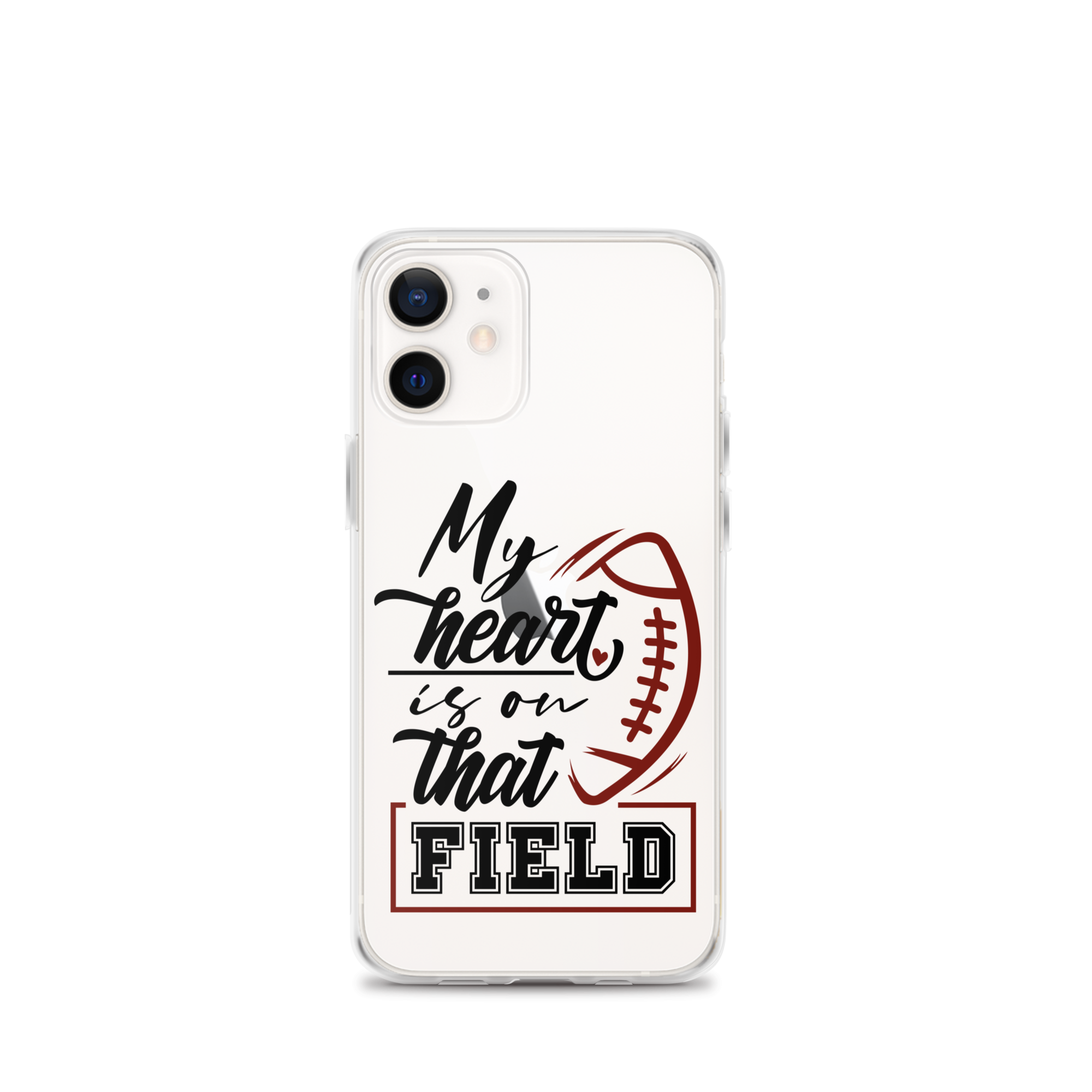 My Heart Is On That Field Clear Case for iPhone®