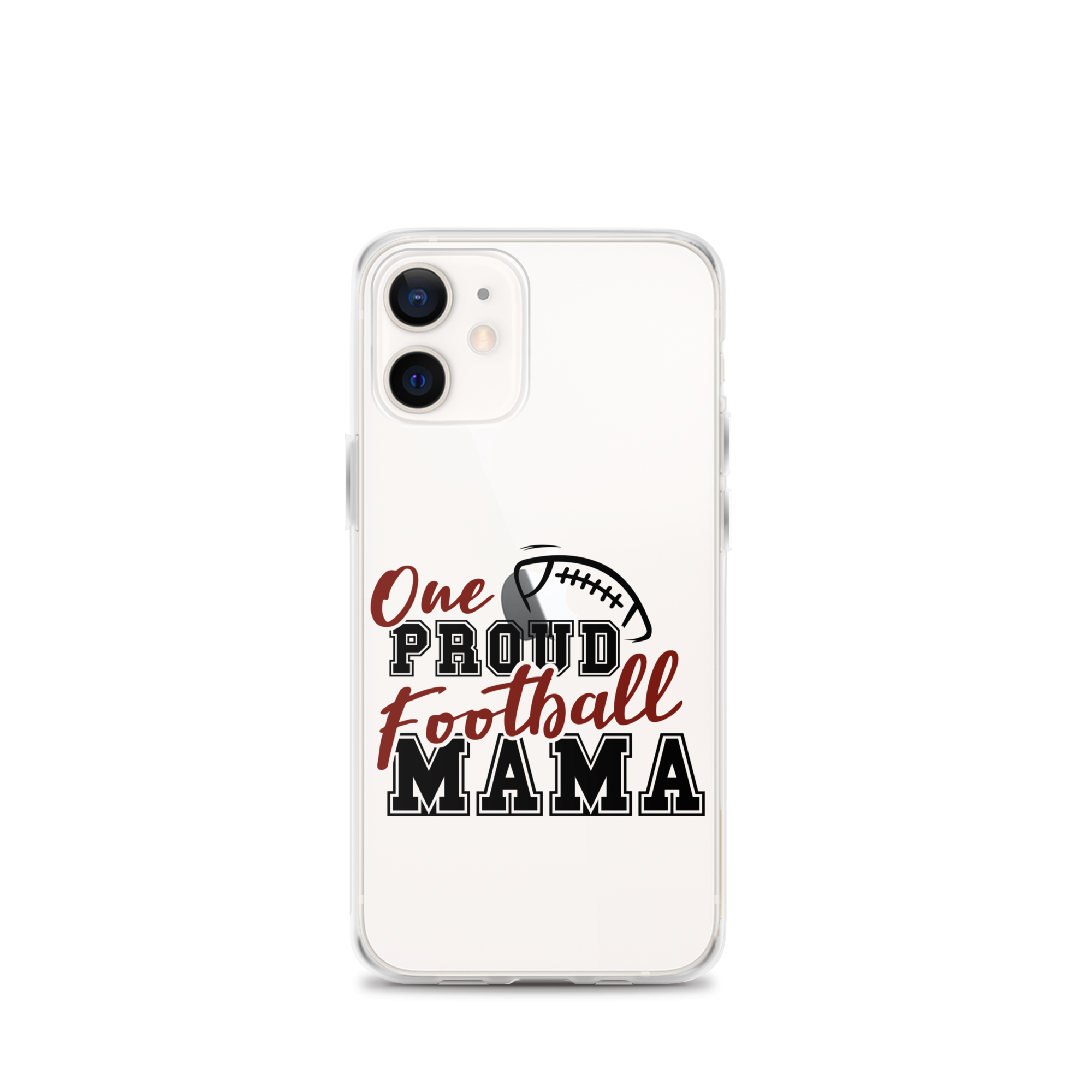 One Proud Football Mom Clear Case for iPhone®