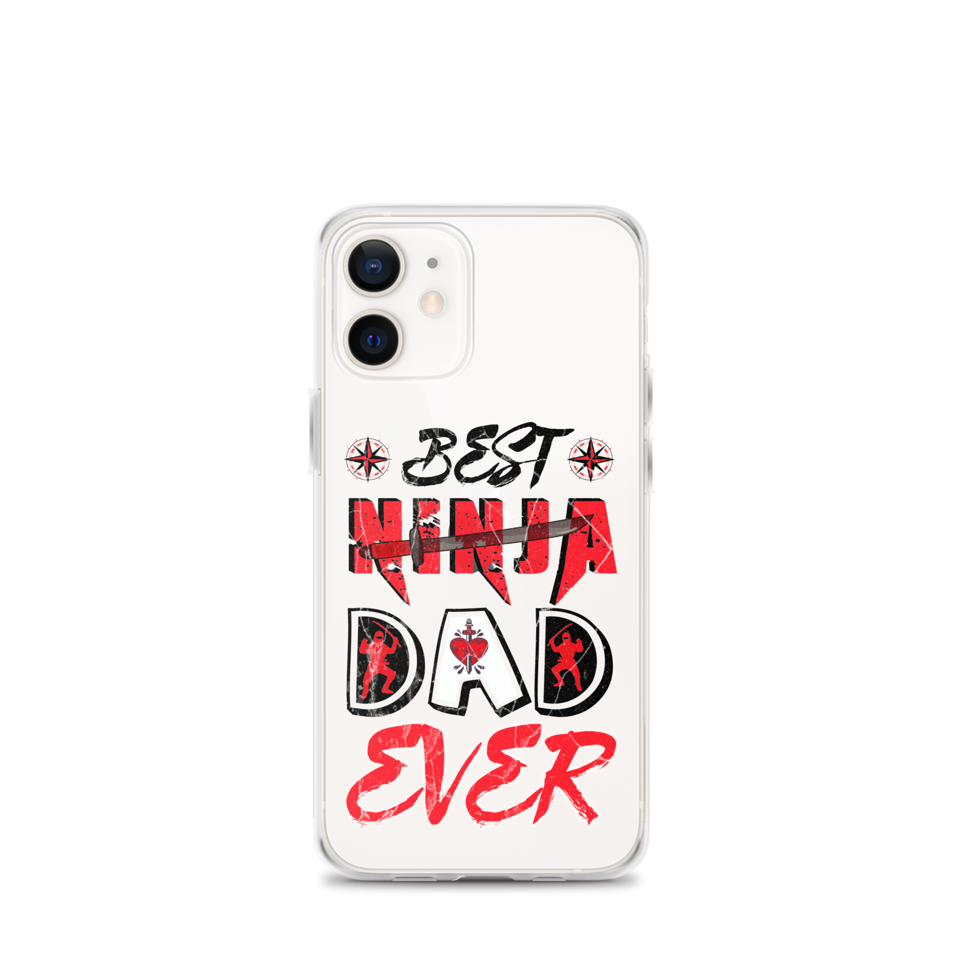 Best Ninja Dad Ever Clear Case for iPhone®