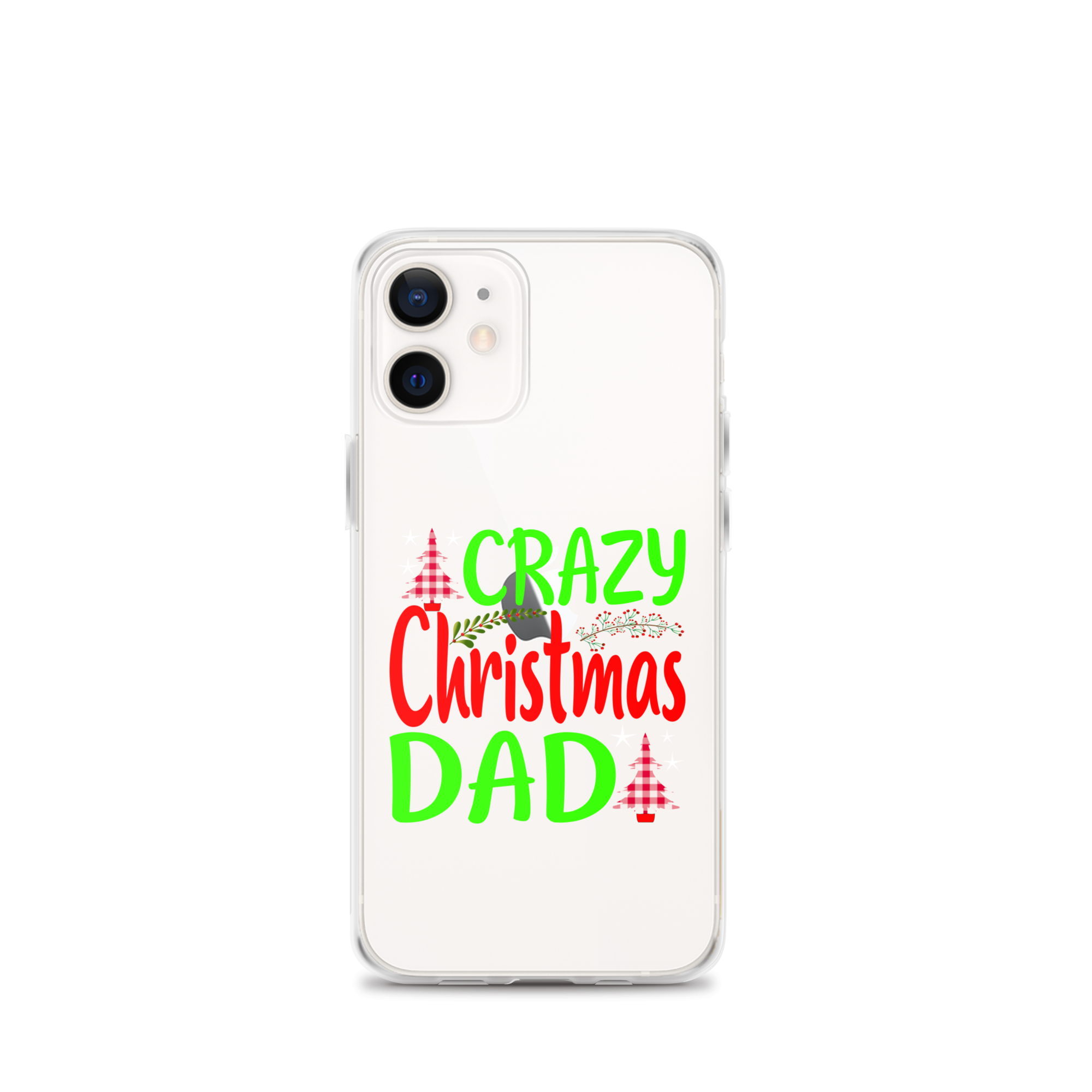 Crazy Christmas Dad Clear Case for iPhone®