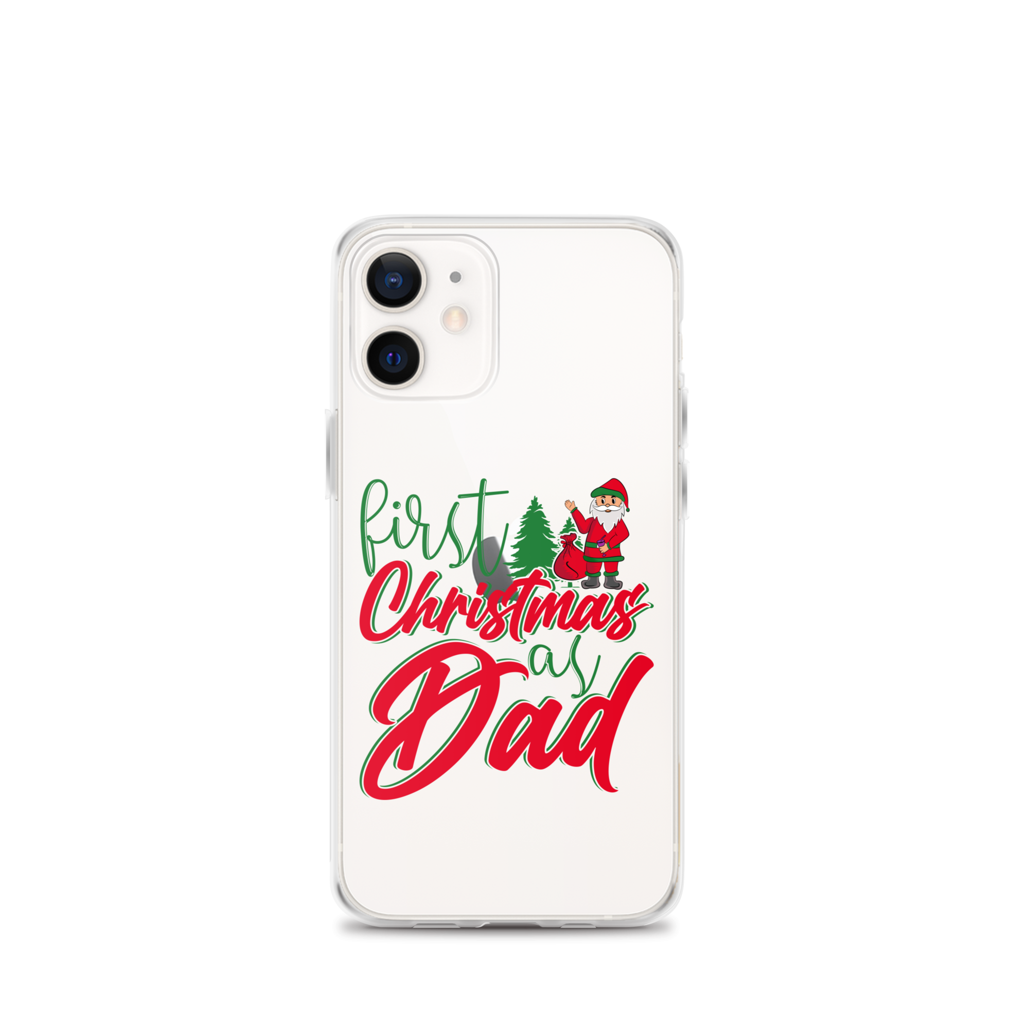 First Christmas As Dad Clear Case for iPhone®