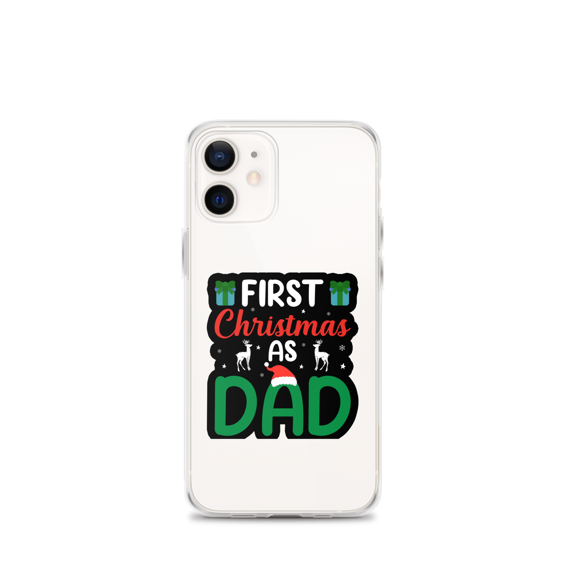 First Christmas As Dad Clear Case for iPhone®