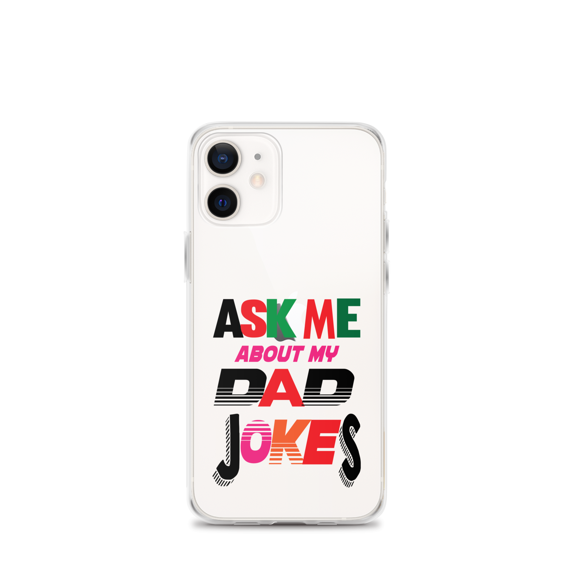 Ask Me About My Dad Jokes Clear Case for iPhone®