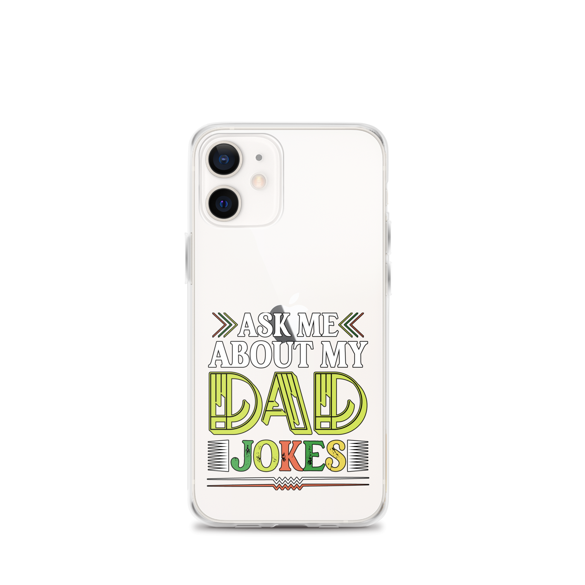 Ask Me About My Dad Jokes Clear Case for iPhone®