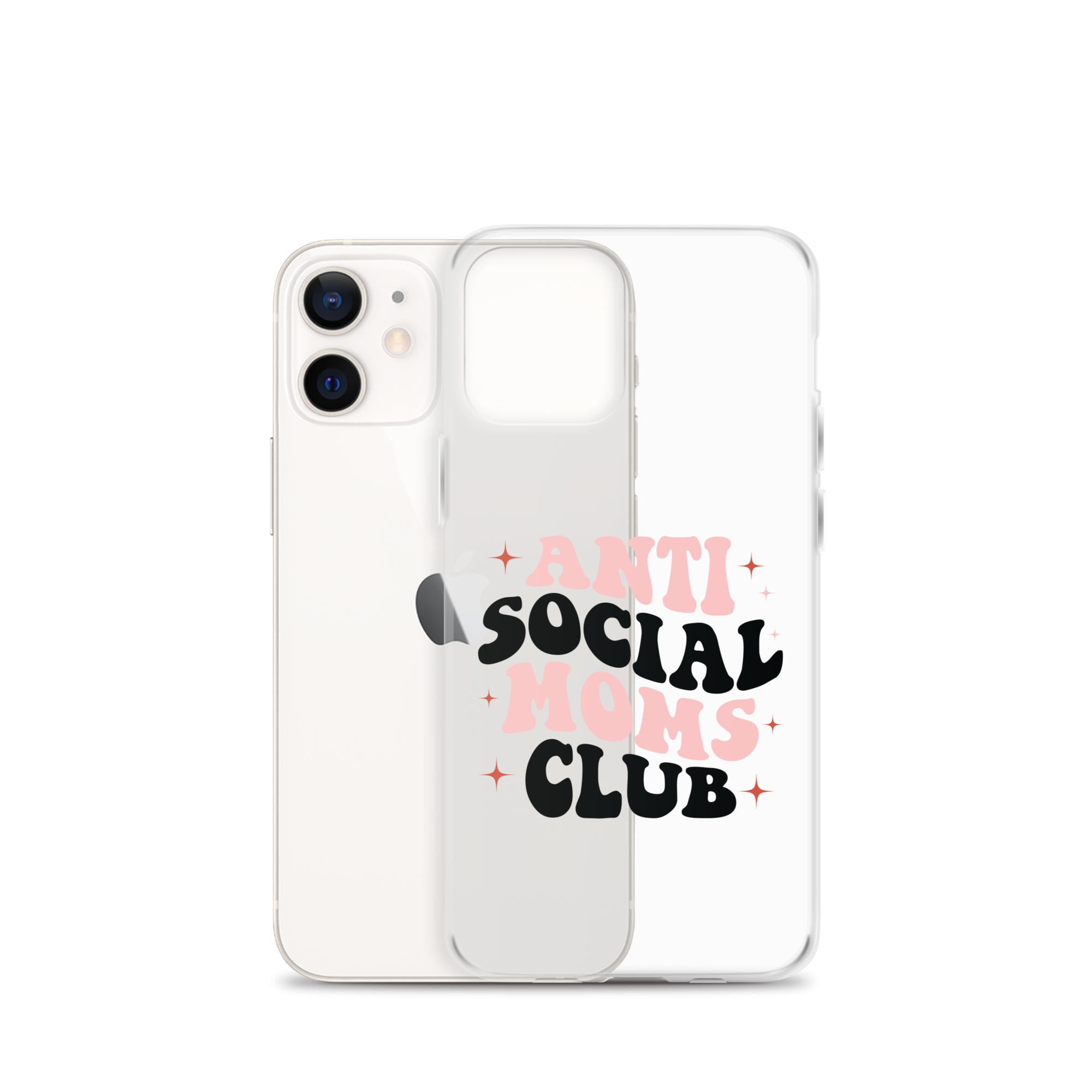 Anti Social Moms Club Clear Case for iPhone®