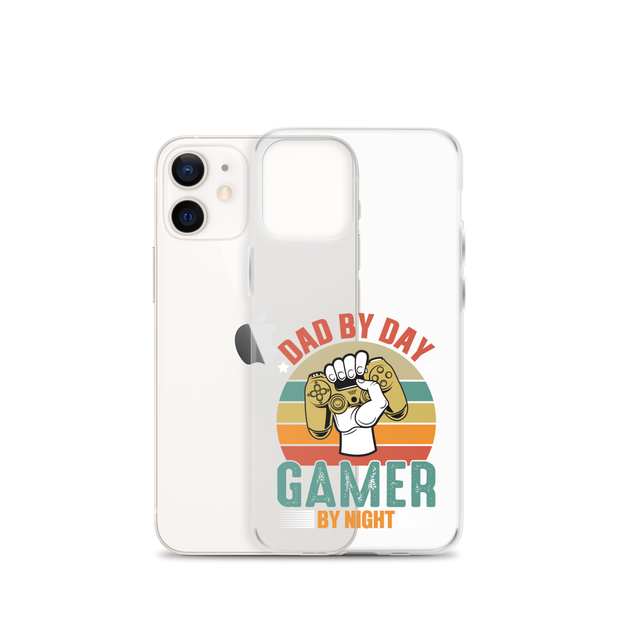 Dad By Day Gamer By Night Clear Case for iPhone®