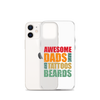 Awesome Dads Tattoos Beards Clear Case for iPhone®