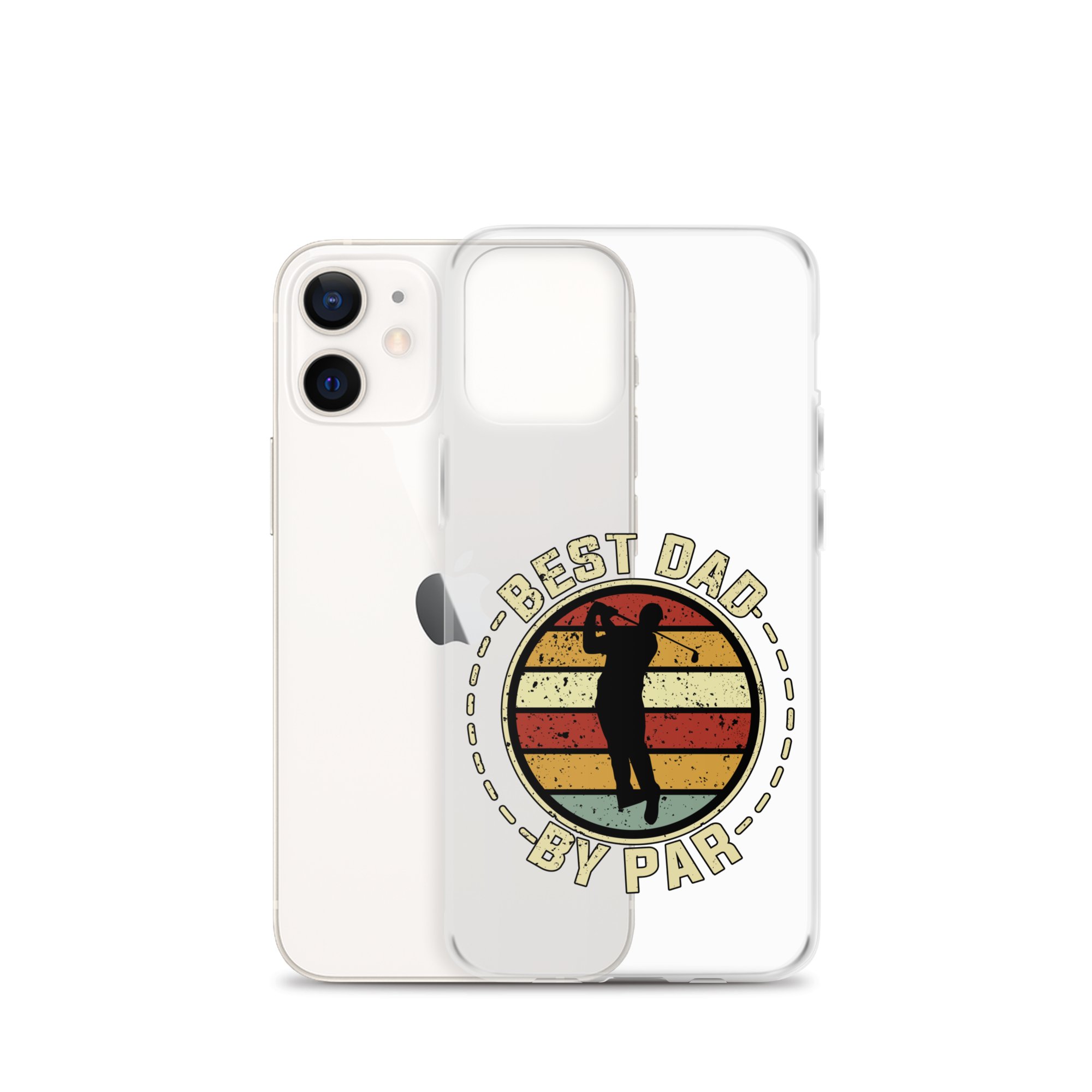 Best Dad By Par Clear Clear Case for iPhone®