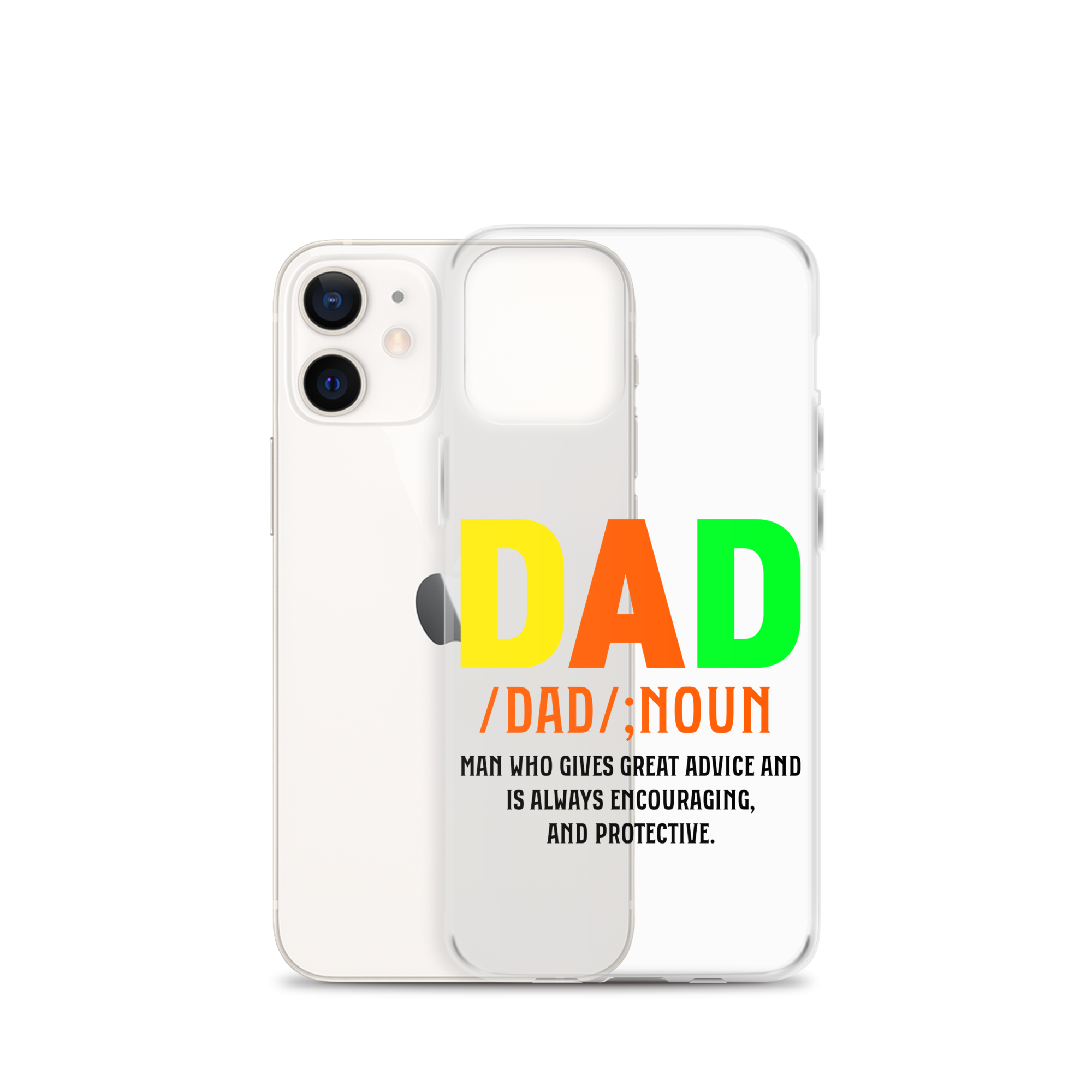 Dad Man Who Gives Great Advice And Is Always encouraging And Protective Clear Case for iPhone®