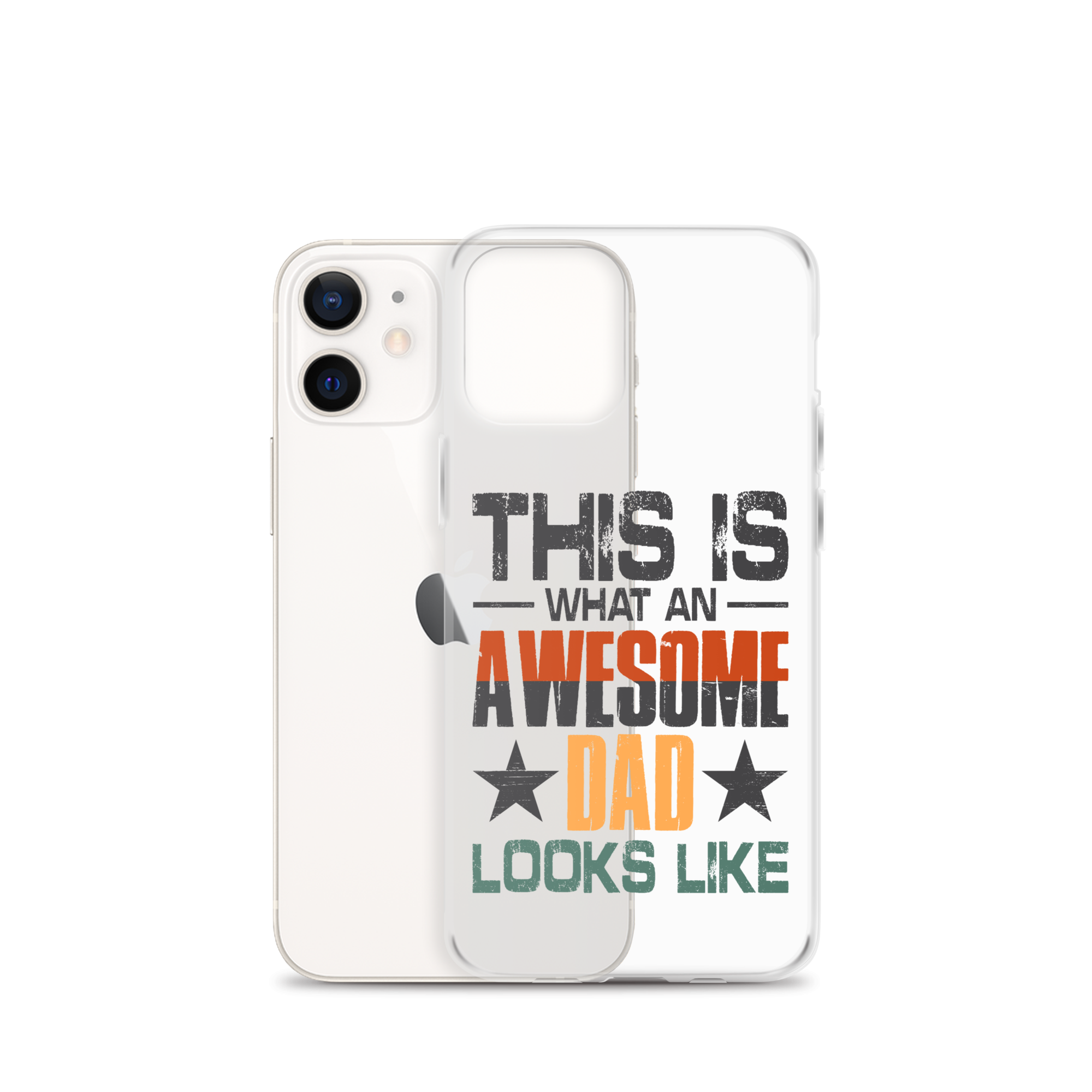 This What An Awesome Dad Looks Like Clear Case for iPhone®