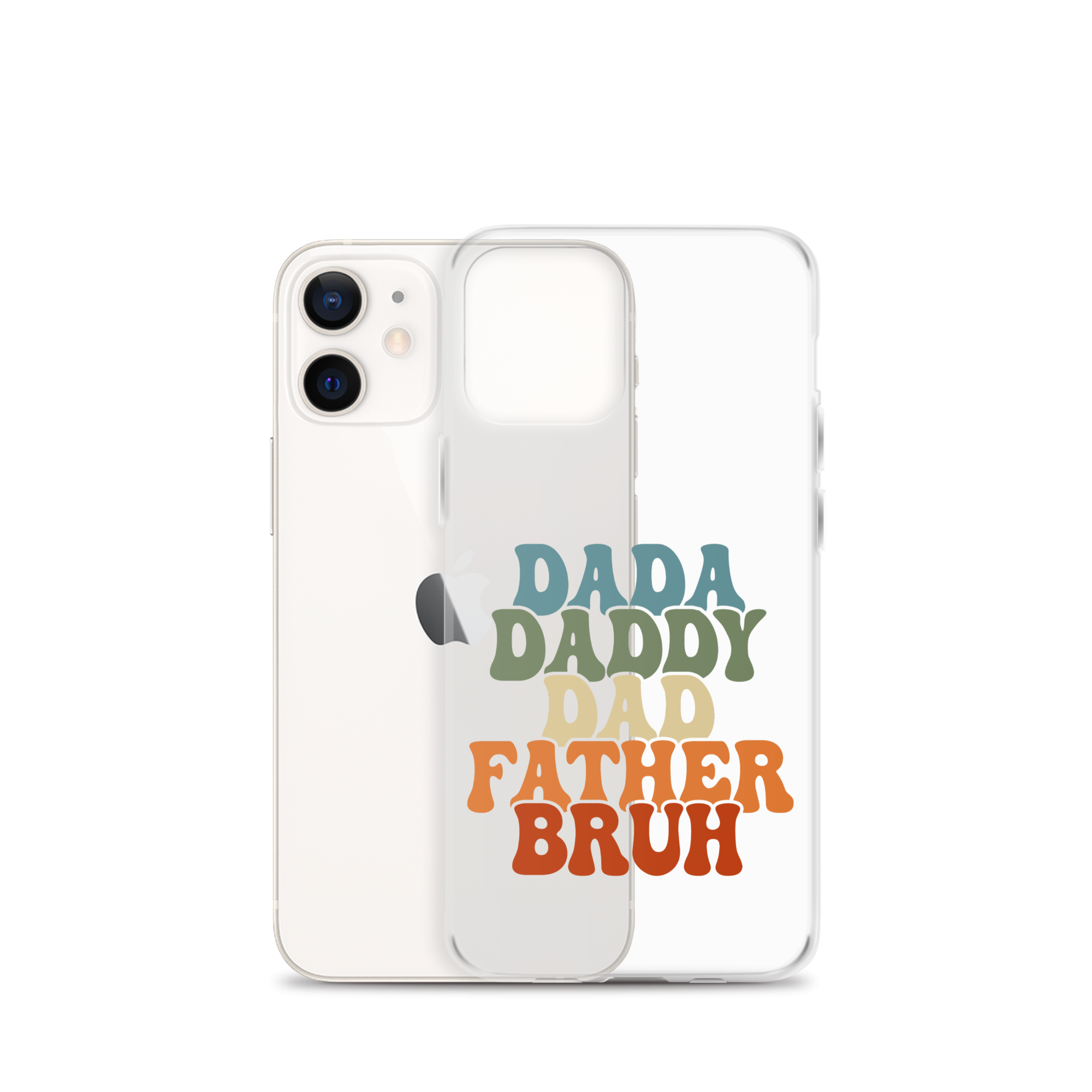 Dada Daddy Dad Father Bruh Clear Case for iPhone®