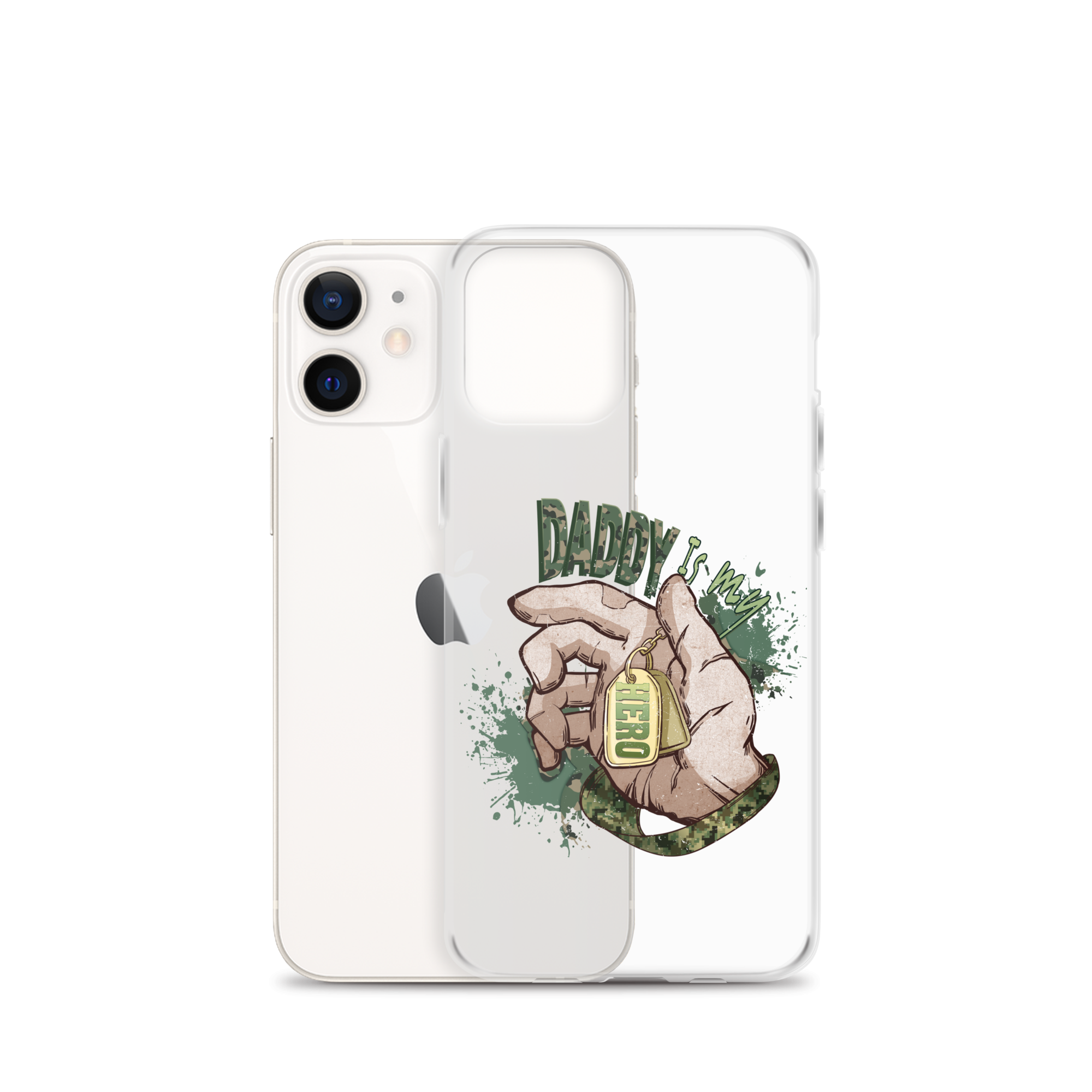 Daddy Is My Hero Clear Case for iPhone®