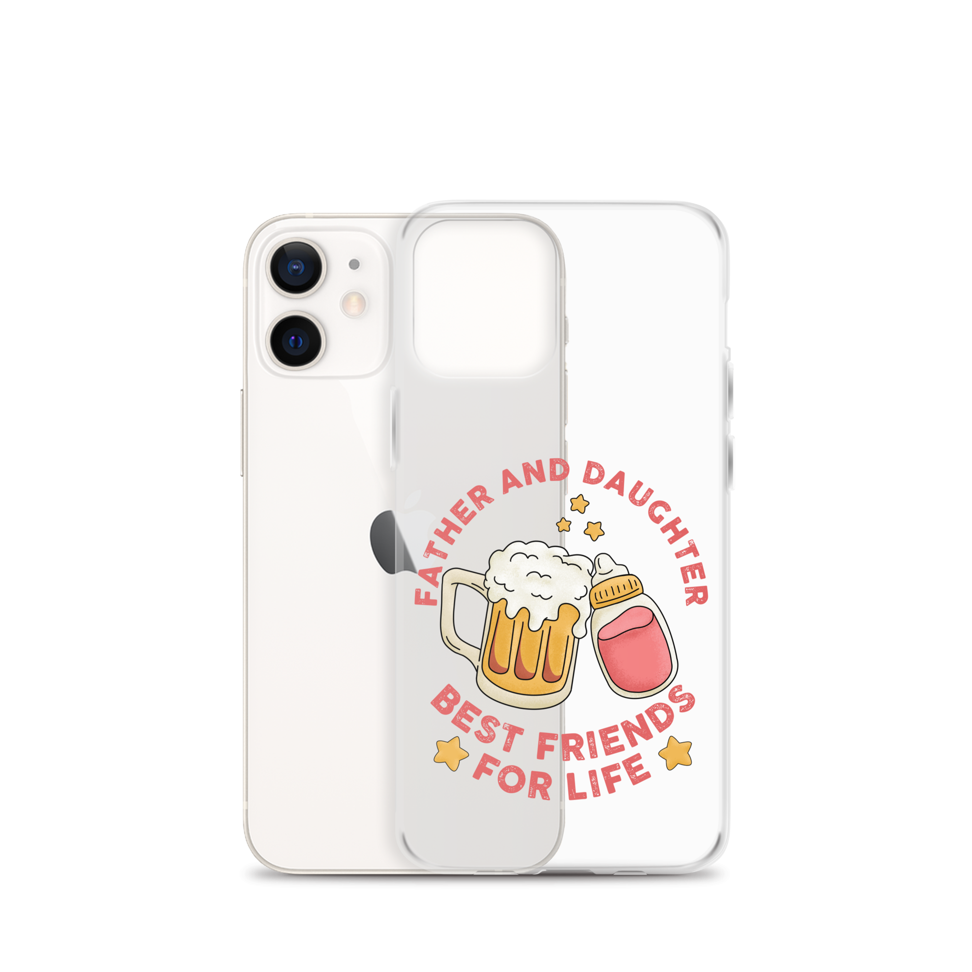 Father And Daughter Best Friends For Life Clear Case for iPhone®