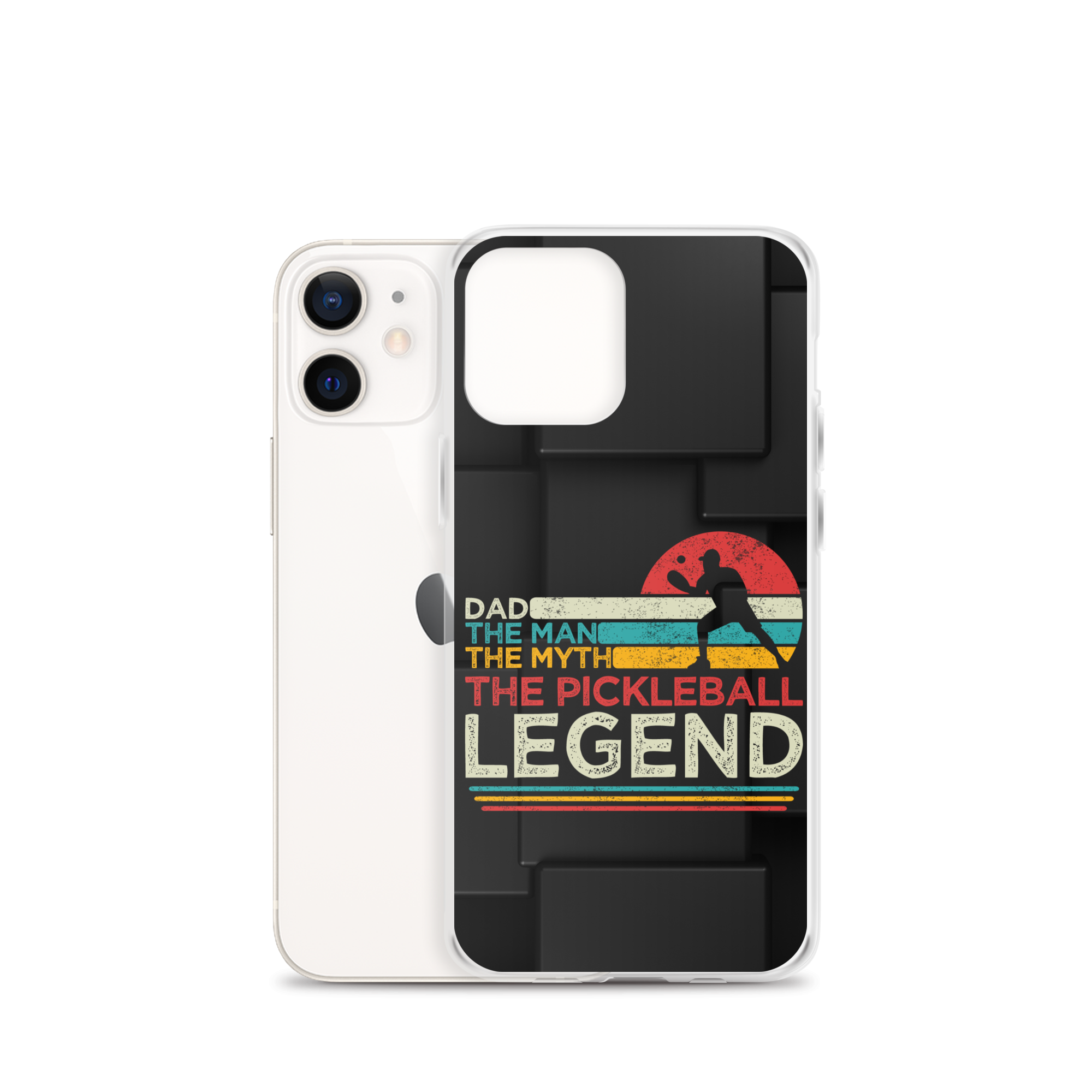 Dad The Man The Myth The Pickleball Legend Clear Case for iPhone®