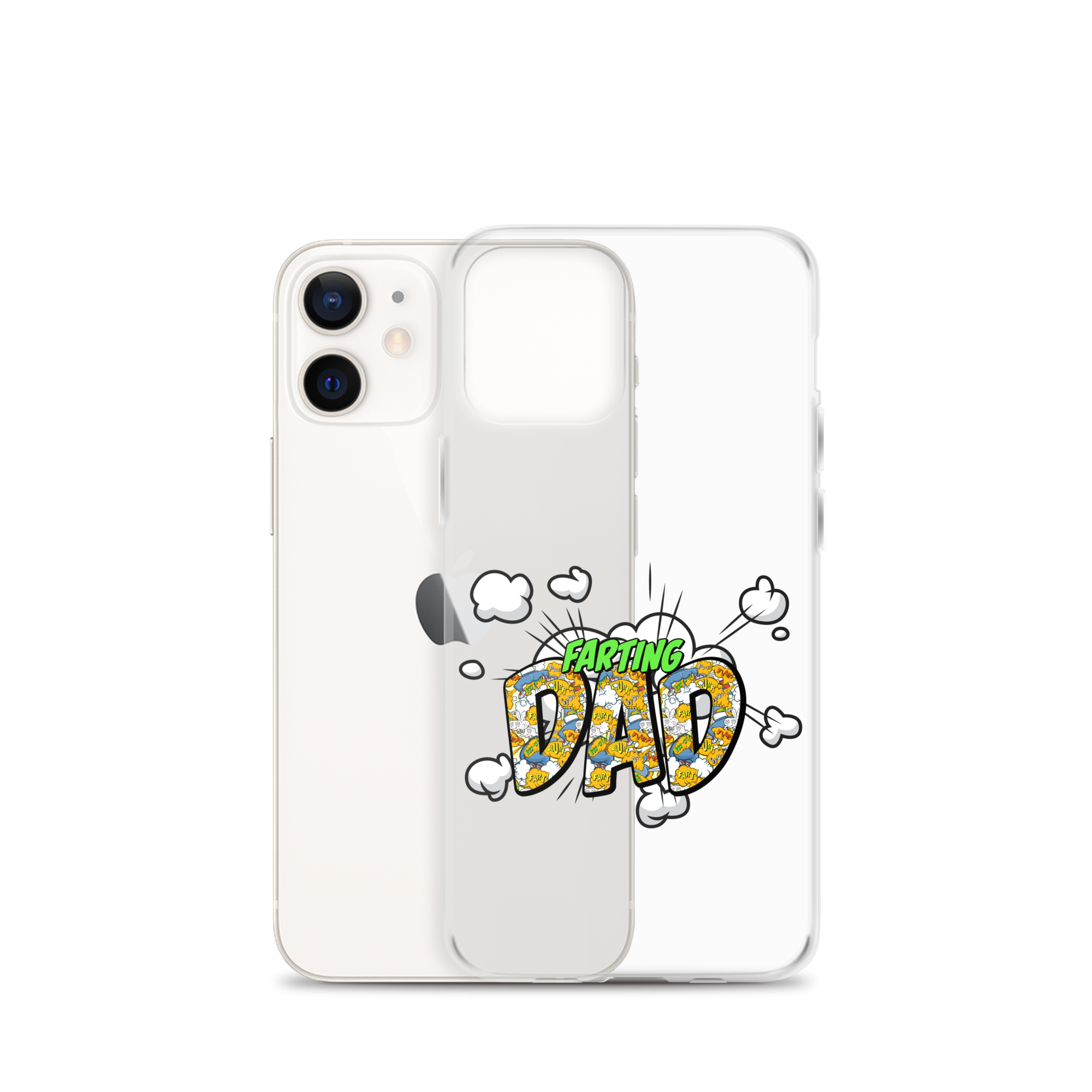 Farting Dad Clear Case for iPhone®