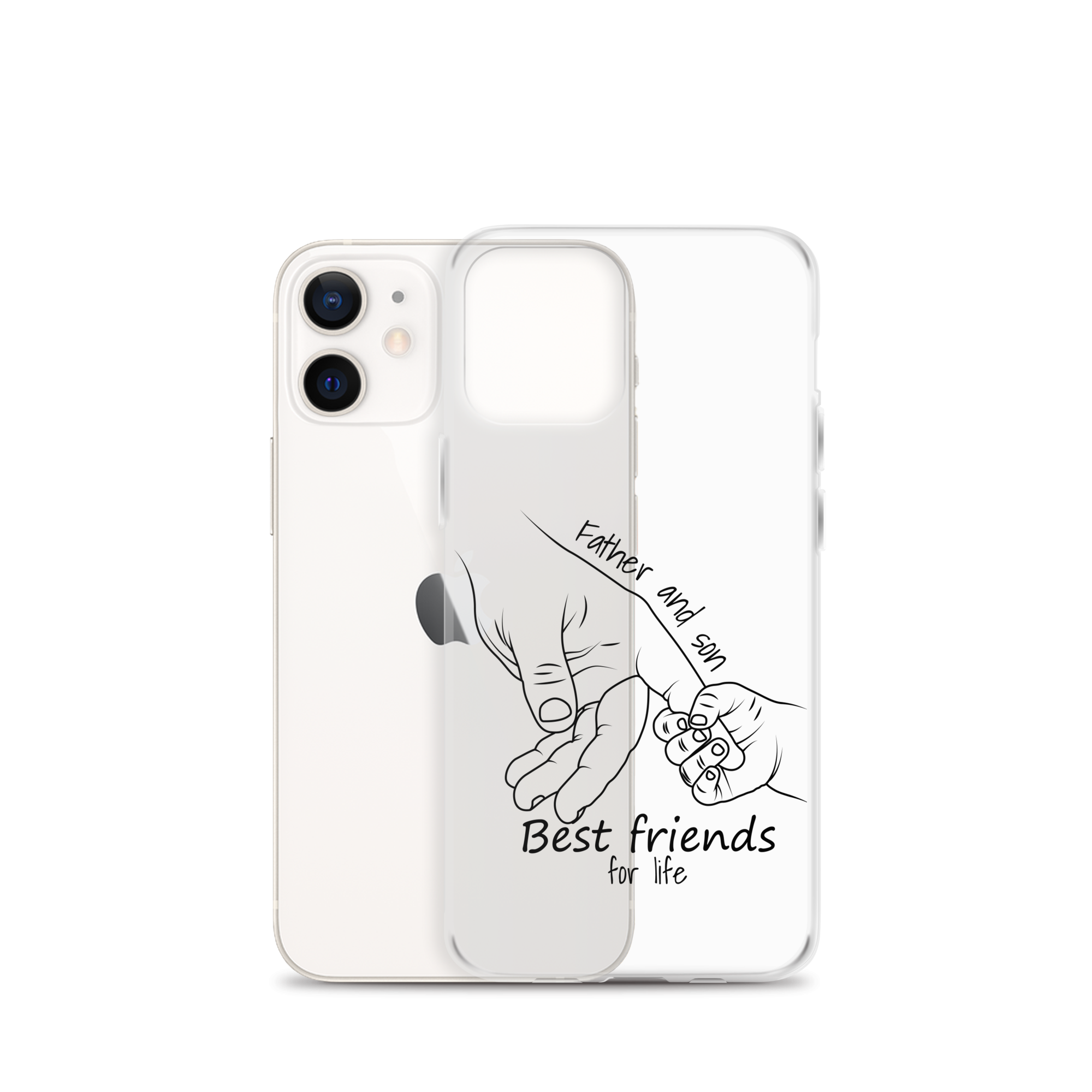 Father And Son Best Friends For Life Clear Case for iPhone®