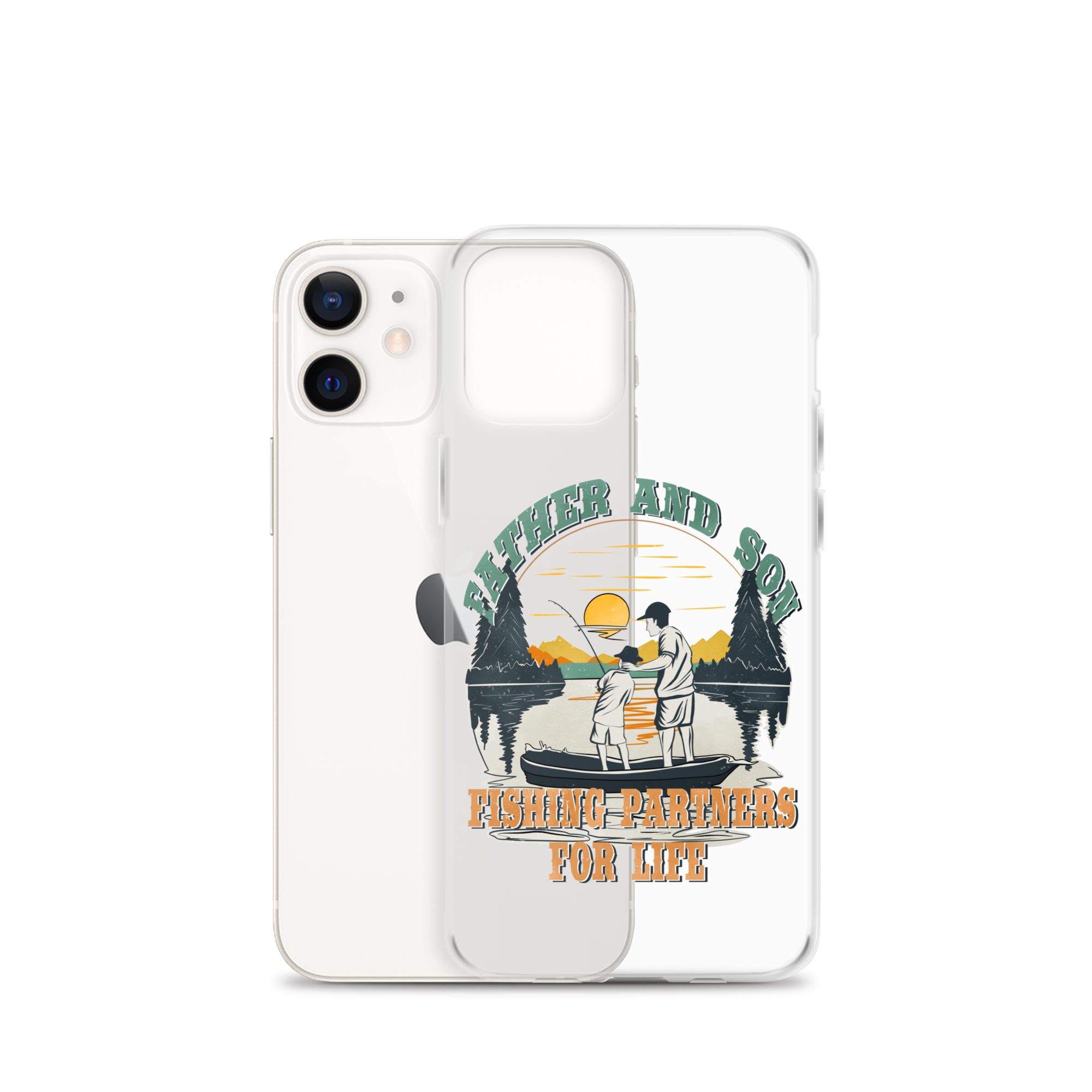 Father And Son Fishing Partners For Life Clear Case for iPhone®